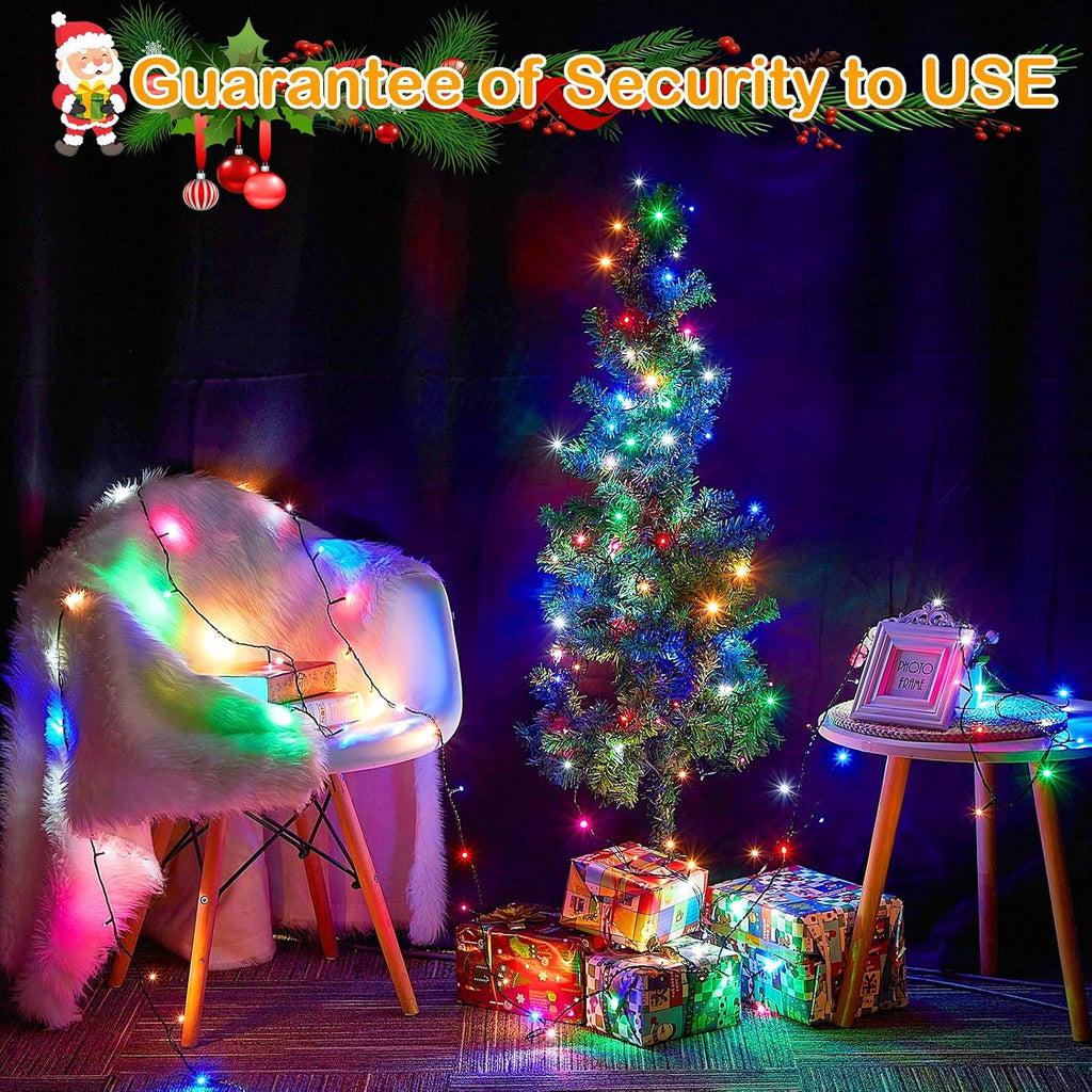300LED Christmas String Lights Outdoor, 105FT Christmas Tree Lights