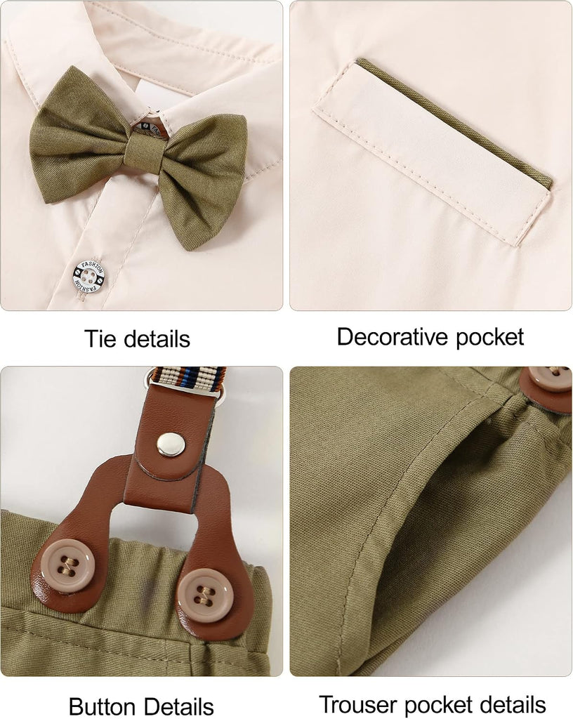 Toddler Baby Boy Suit Clothes Formal Wedding Dress Outfits