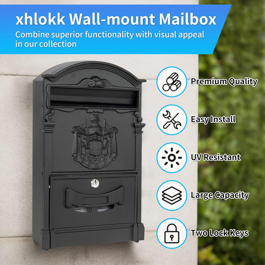 Wall Mount Mailboxes, Rust Resistant Locking Wall Mailbox and Aluminum Stamping Process