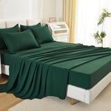 Litanika Queen Comforter Set Dark Emerald Green