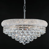 Crystal Chandeliers for Dining Room Light Fixtures Over Table_Empire Style K9 Crystal Chandeliers for Bedroom_9 Lights Chrome Luxury Lighting Fixtures for Living Room Kitchen Island Entryway A108-B0D97WM1KP