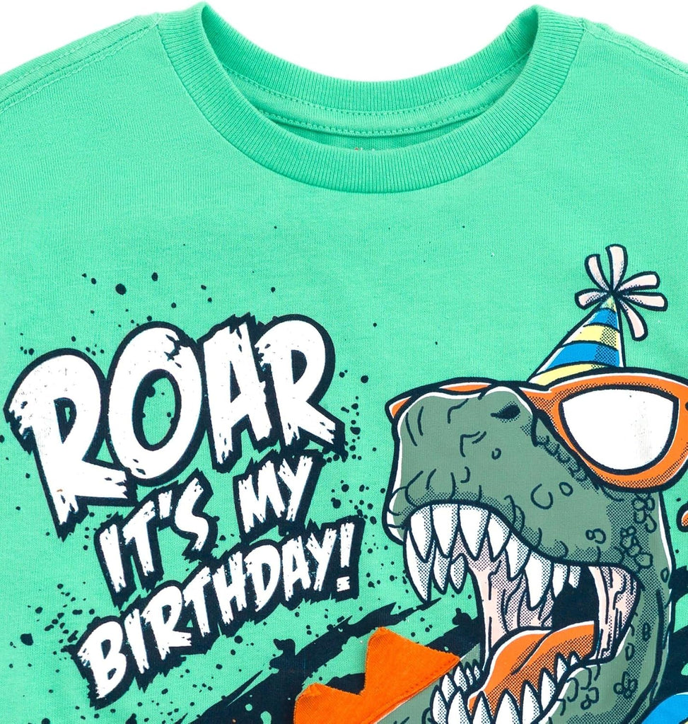 Boys' Birthday Short Sleeve T-Shirt Toddler to Big Kid