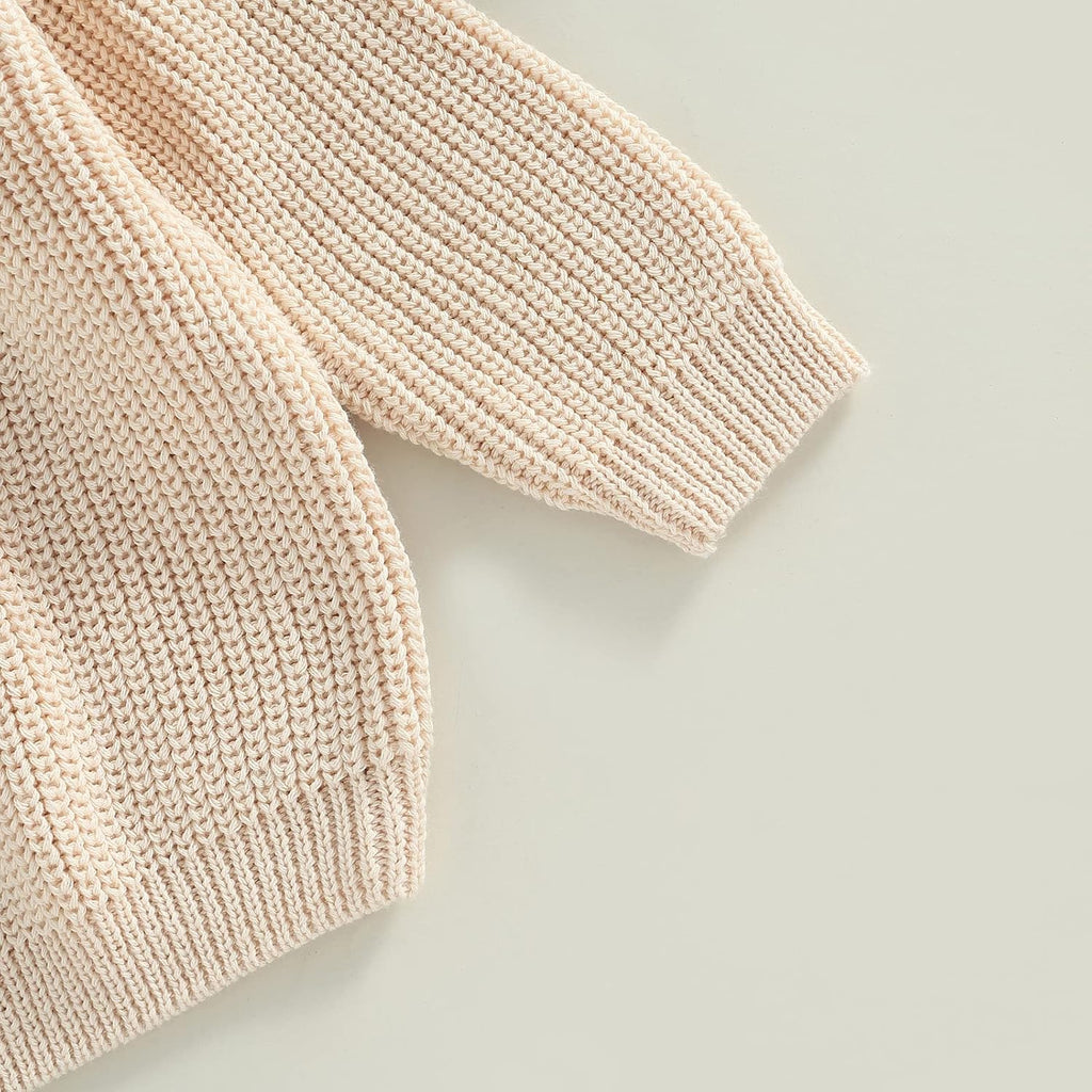 Baby Girl Boy Knit Sweater Blouse Pullover Sweatshirt Warm Crewneck Long Sleeve Tops for Infant Toddler