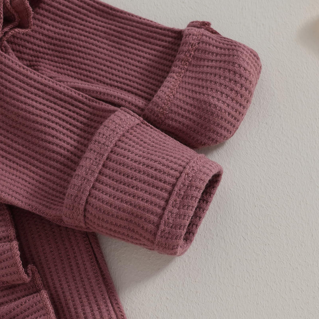 Newborn Baby Boy Girl Knit jumpsuit Romper Newborn Coming Home Outfit Infant Fall Winter Spring Clothes with Hat