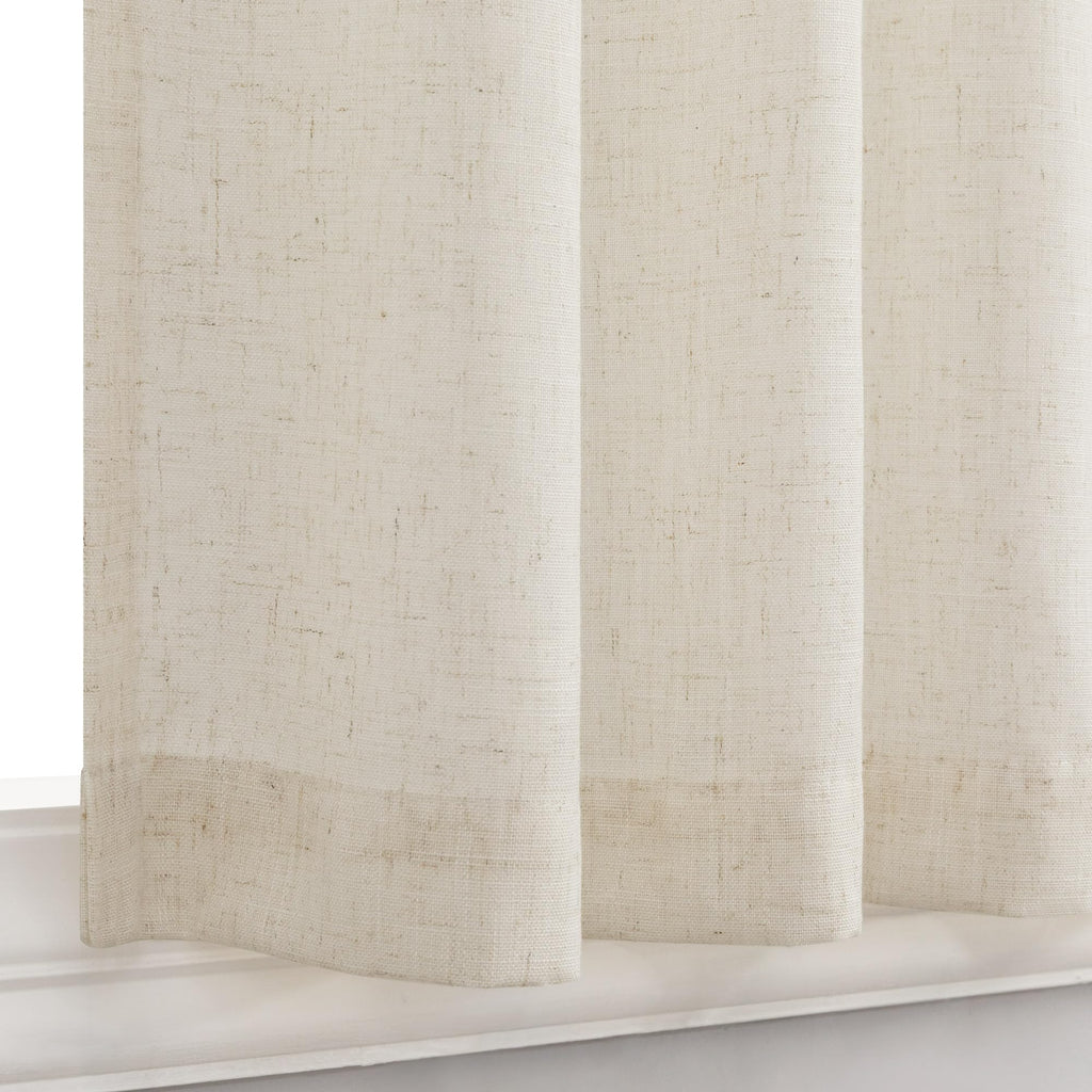 Farmhouse Kitchen Curtains for Small Window 36 Inch Length 2 Panels Back Tab Pocket Vintage Coquette Cafe Tier Semi