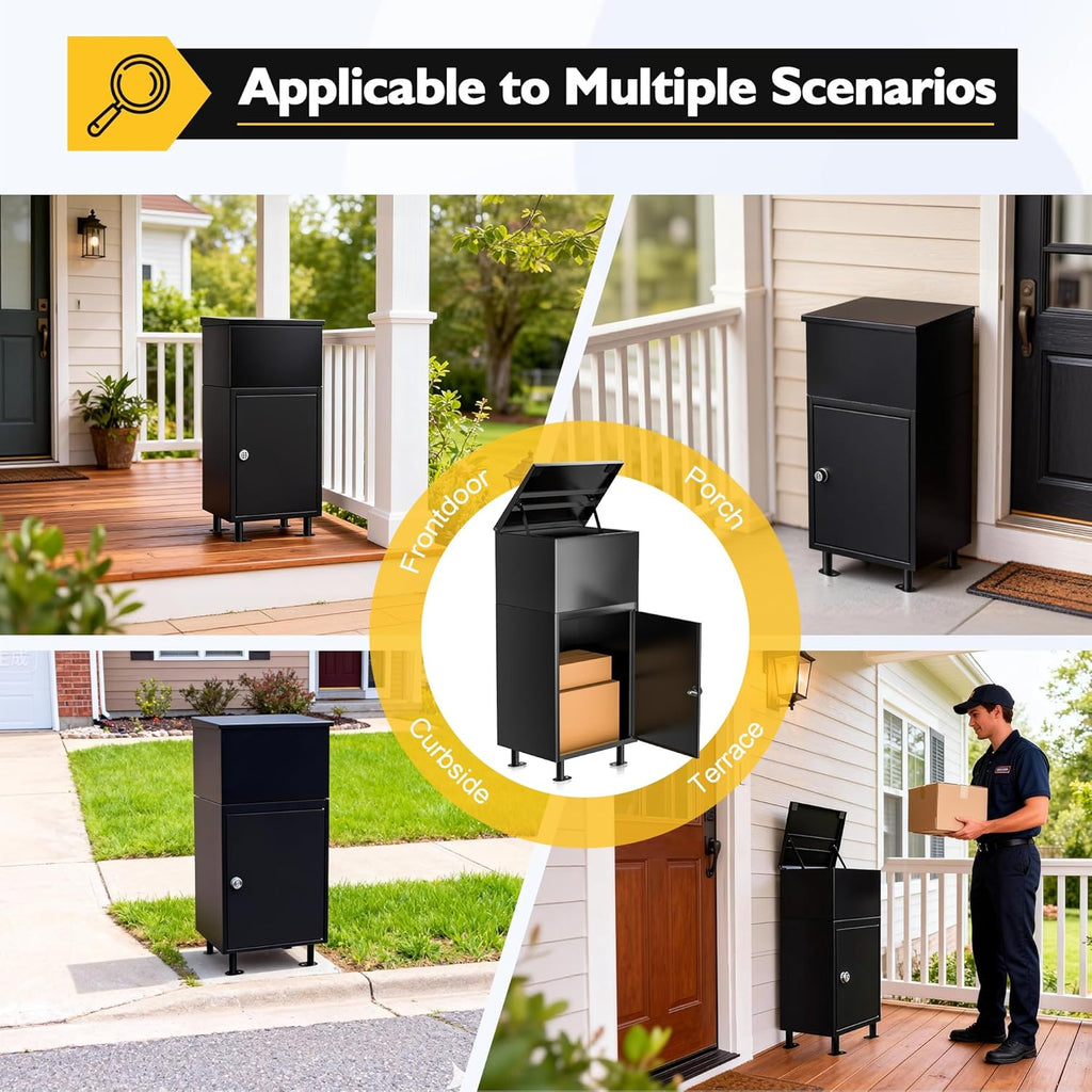 Parcel Drop Boxes Package Delivery Boxes with Secure Storage