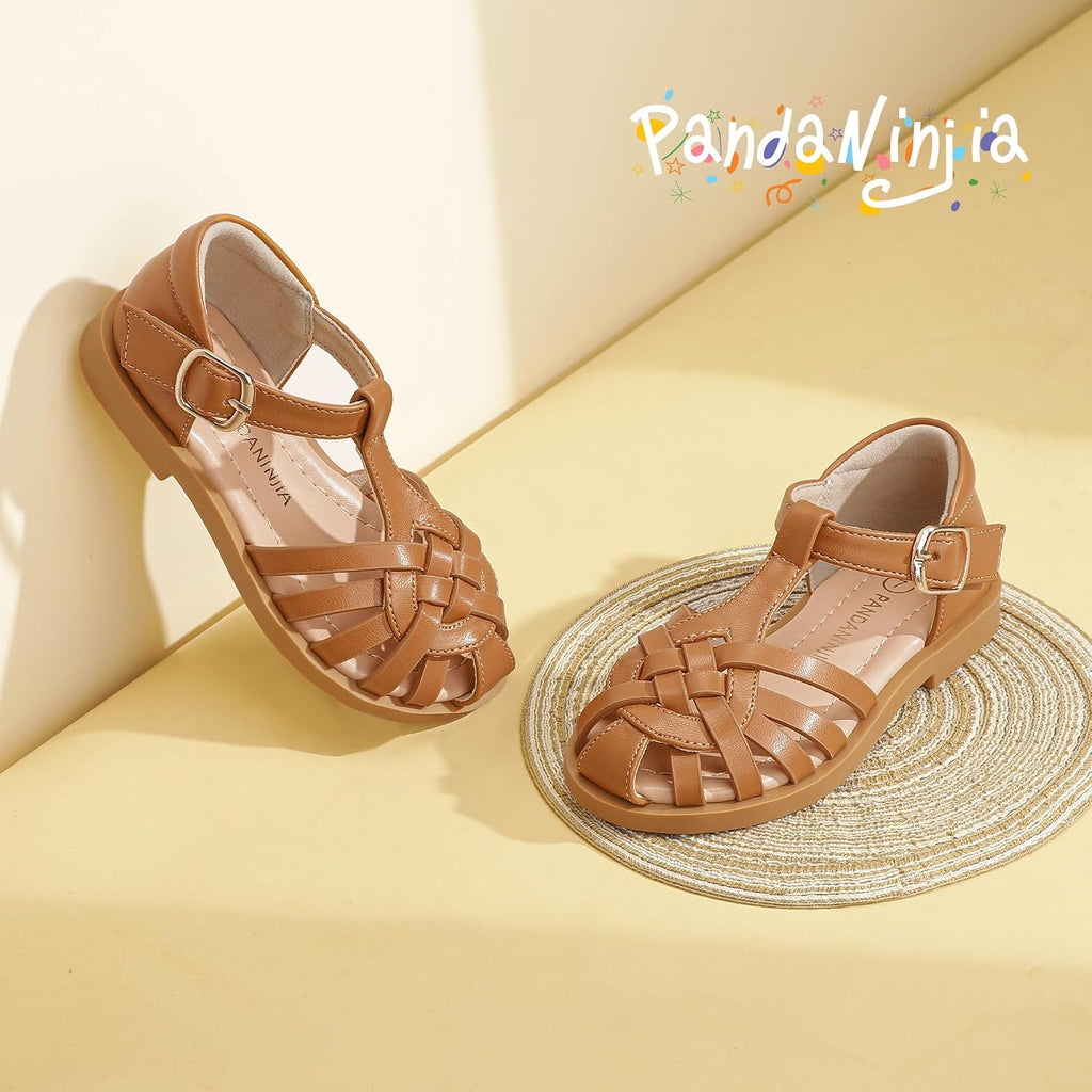 Toddler Girls Sandals T-Strap Dress Summer Shoes
