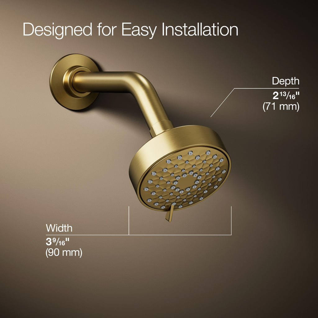 72418-G-2MB Awaken G90 Three-function showerhead, 1.75 gpm, Vibrant Brushed Moderne Brass