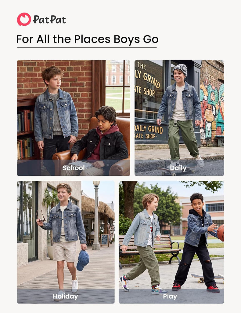 Boys' Denim Trucker Jacket