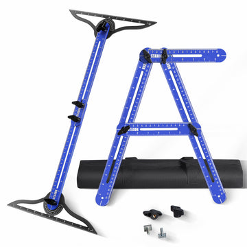 Stair Tread Template Tool - Stair Tread Gauge, Stair Tools for Stair Measuring Tool Stair Gauge Jig Stair Template
