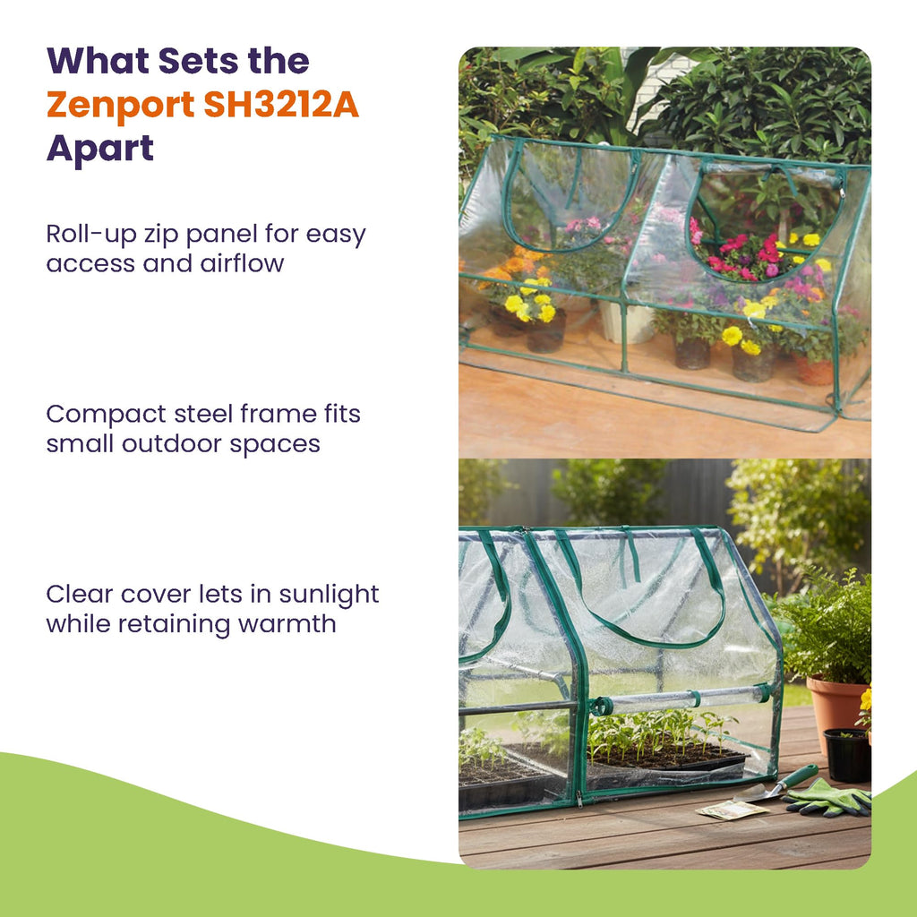 Garden Cold Frame Greenhouse Cloche - 3 Pack