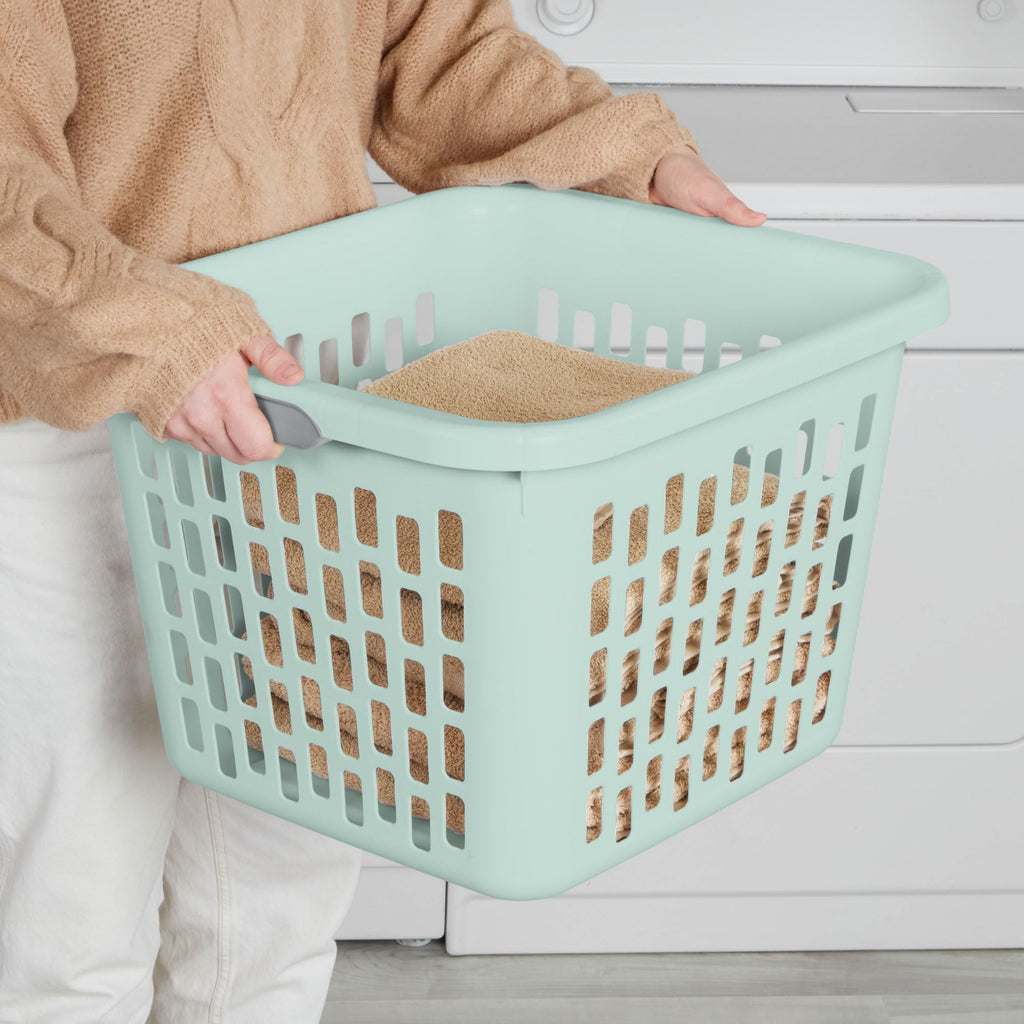 Basket, Plastic Clothes Hamper, 12-Pack
