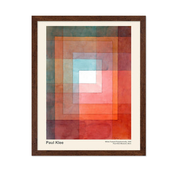 Art Vintage Paul Klee Poster - Retro Polyphonically Painting Print - Abstract Art - Gift for Him, Her, Man, Woman