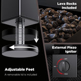 28 Inch Propane Fire Pit - Propane Table