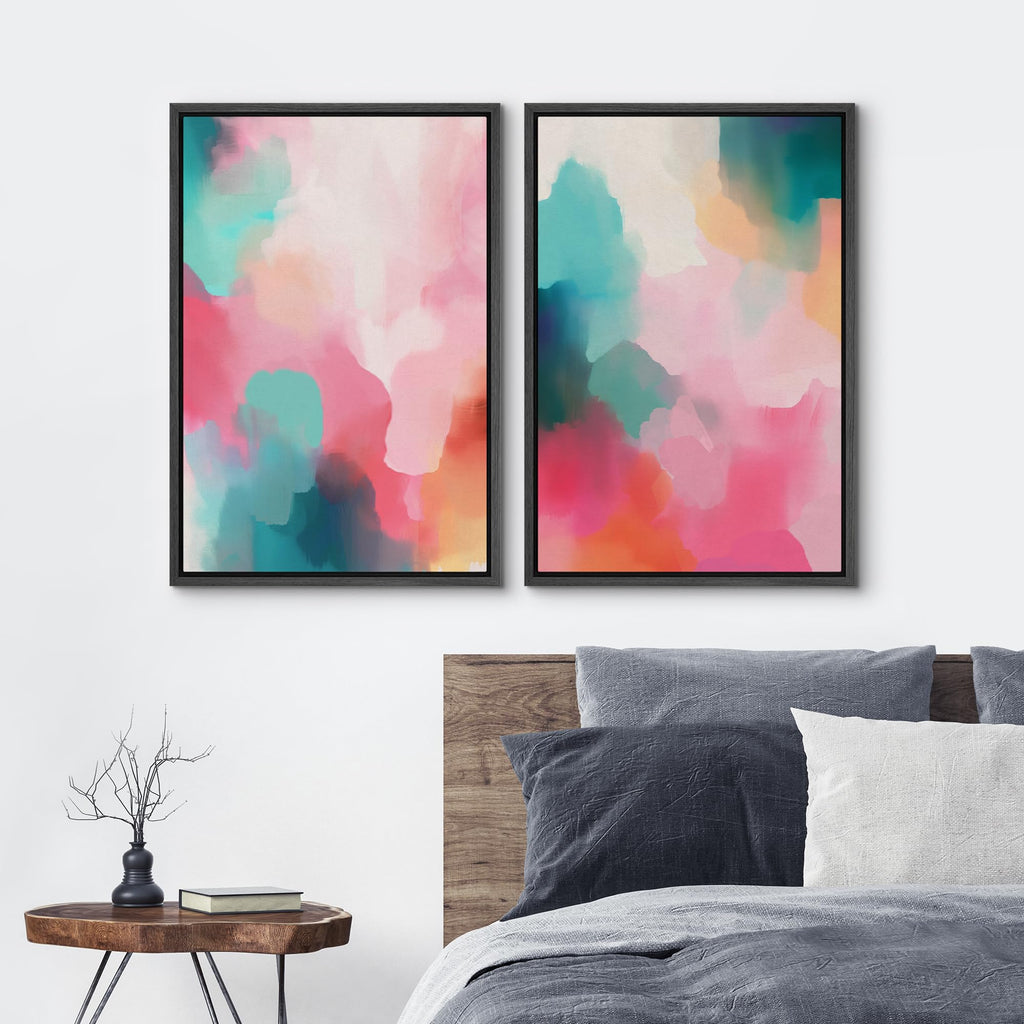 Framed Canvas Print Wall Art Monochrome and Gold Abstract Black and White Illustrations Modern Art Decorative Minimal