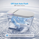 Smart Toilet with Bidet Built In, Heated Seat, Warm Water Wash & Dryer