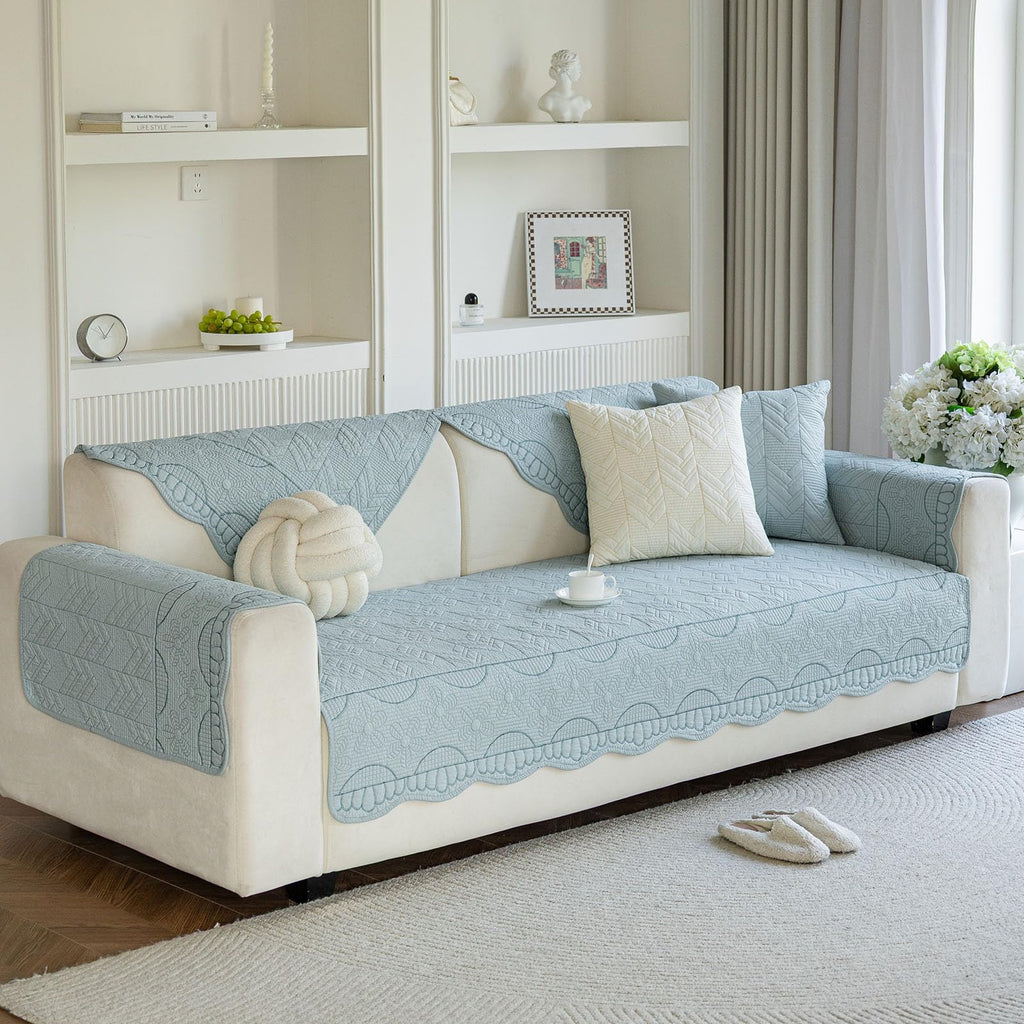Quilted Couch Covers for Sofa Floral Couch Cover for Sectional Sofa
