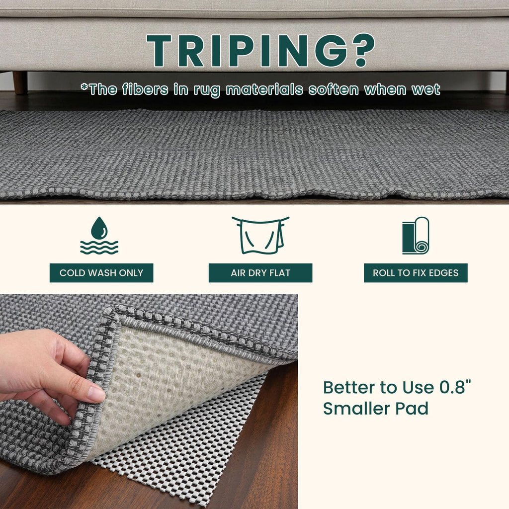 Cotton 2x14 Runners Rugs, Long Washable Runner Rug, Woven Non Slip Kitchen Runner, Flatweave Entryway Rug, Floor