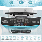 2.8 Cu.ft Portable Washing Machine, 20 lbs Capacity Full Automatic Washing Machine with 10 Wash Programs, LED Display