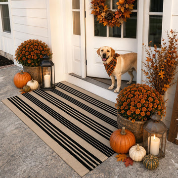 Outdoor Rug Front Door Mats Fall Porch Rug Patio Rugs Entrance Mat
