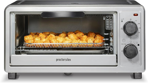 Simply-Crisp Air Fryer Toaster Oven Combo with 4-in-1 Functionality (Air Fry, Bake, Broil & Toast), 