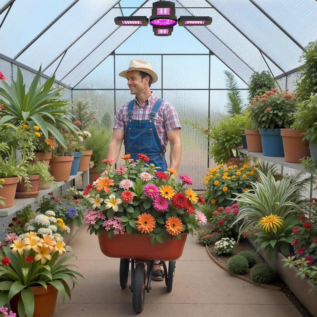 10x10 FT Greenhouse for Outdoors, Heavy-Duty Polycarbonate Greenhouse | Backyard Greenhouse Kit with Adjustable Roof