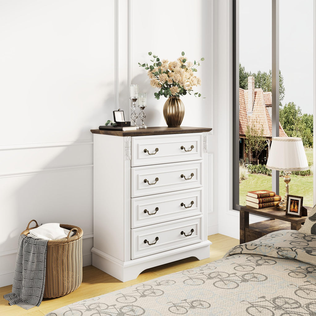 Farmhouse 4 Drawer Dressers