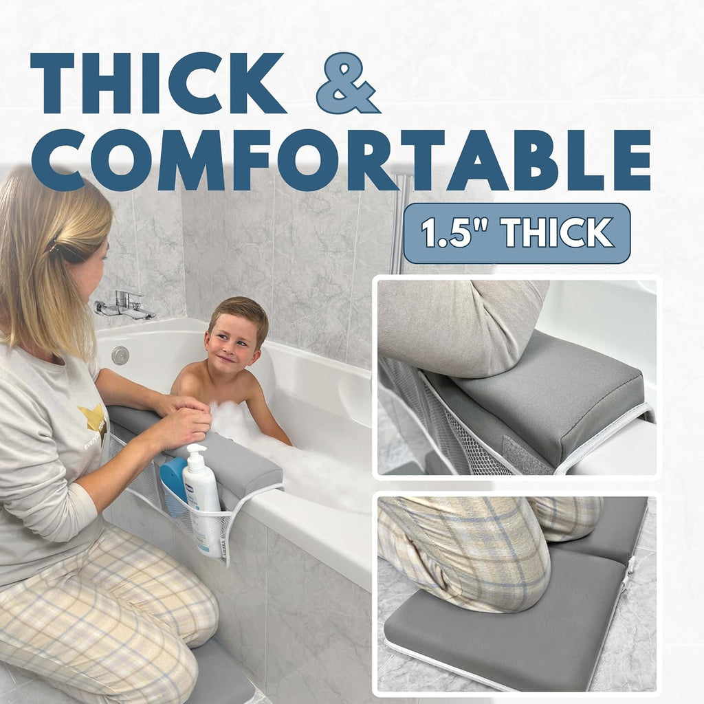Bath Kneeler and Elbow Rest Pad Set, 1. Inch Non-Slip Pads