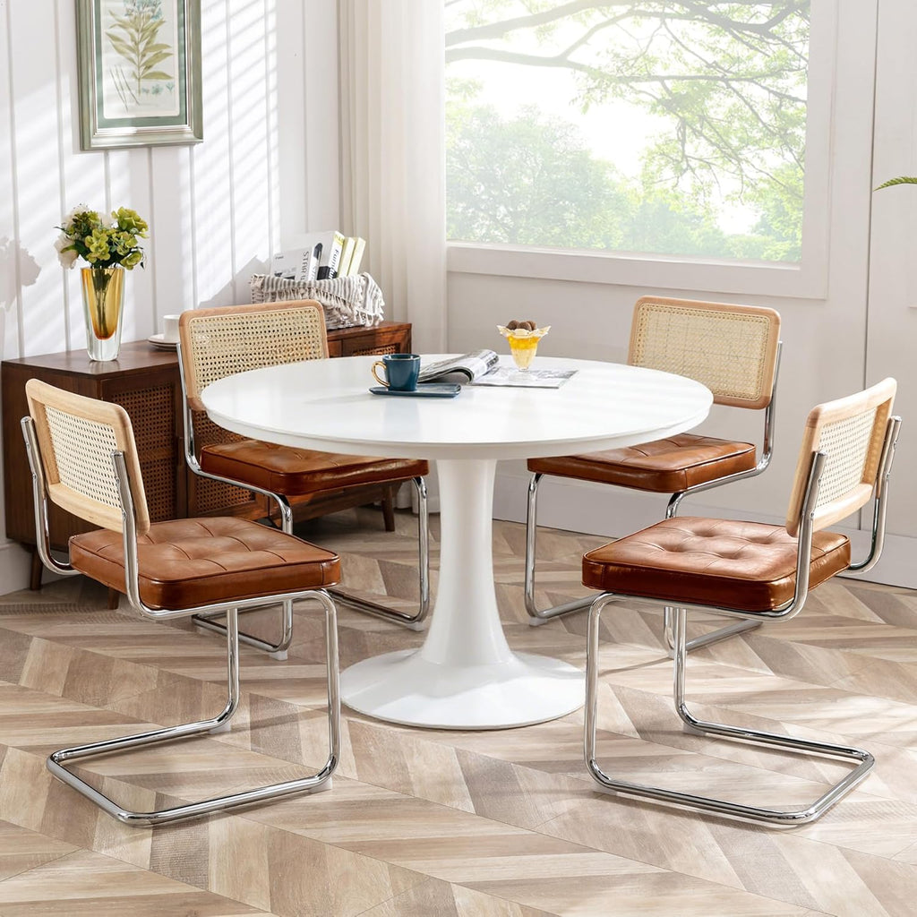Zesthouse Natural Rattan Dining Chairs Set of 2