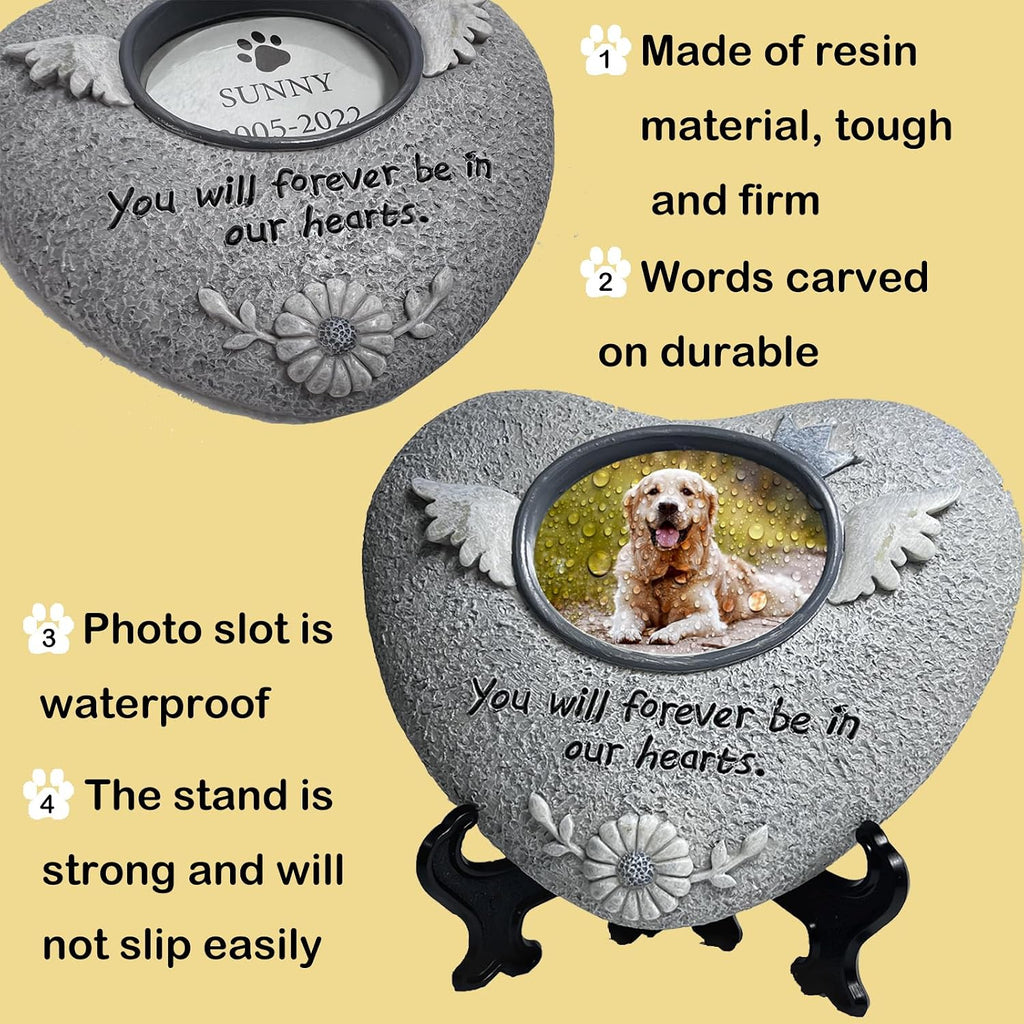 Pet Memorial Stones for Dog or Cats, Loss of Dog Sympathy Gift Indoor Display, Pet Grave Markers Dog Bereavement Gifts