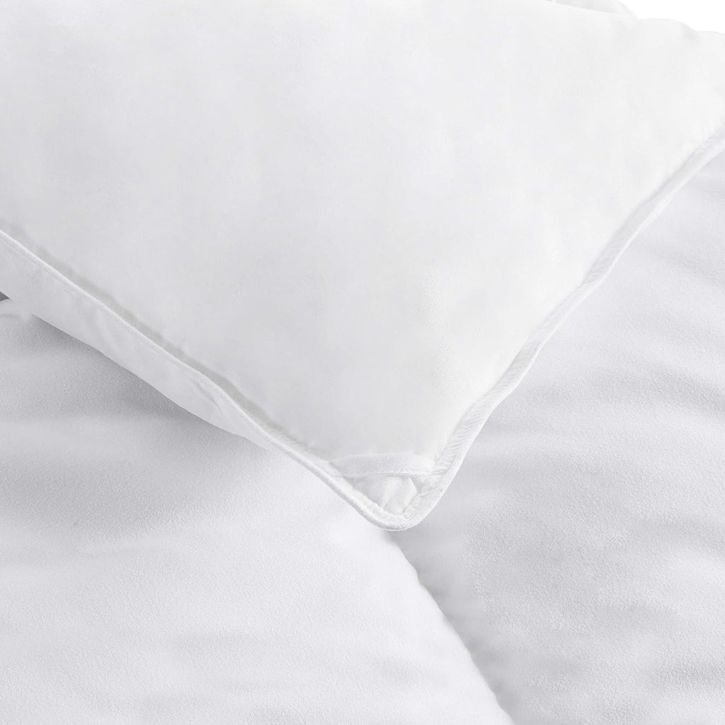 White Down Alternative Comforter and Duvet Insert with Corner Tabs, Machine Washable, Full/Queen, Light