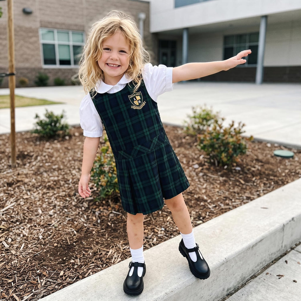 Toddler Mary Jane School Uniform Shoes Comfortable Girls Dress
