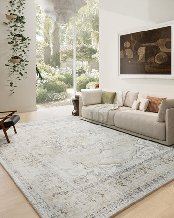Area Rugs 9x12 Living Room: Washable Rugs for Bedroom Non Slip Low Pile Soft Faux Wool Non Shedding 