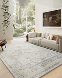 Area Rugs 9x12 Living Room: Washable Rugs for Bedroom Non Slip Low Pile Soft Faux Wool Non Shedding 