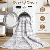 5x7 Area Rug for Living Room, Washable Non-Slip Large Area Rug
