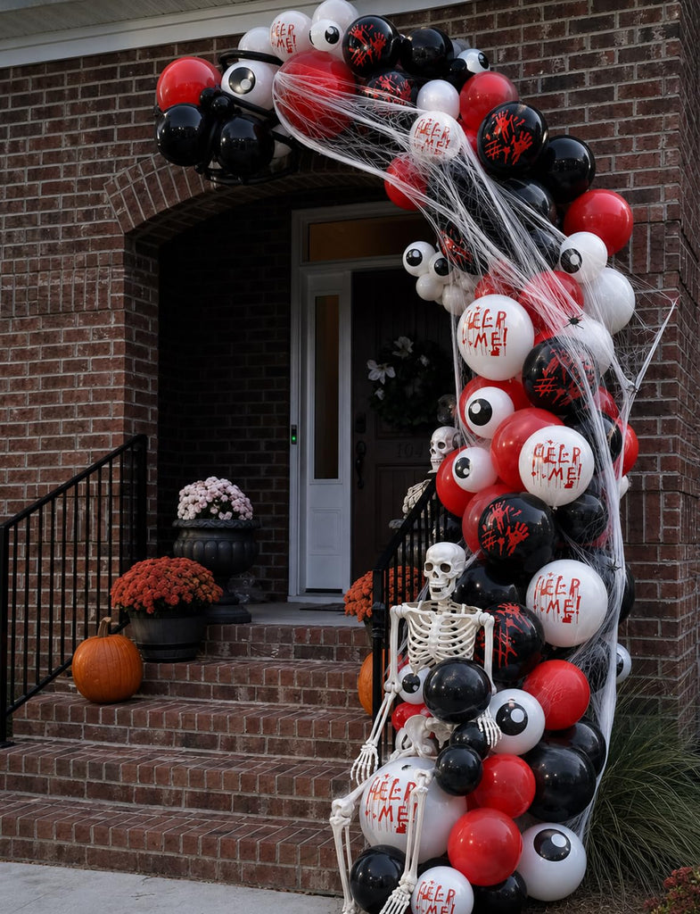 Scary Bloody Halloween Balloon Garland Arch Kit, Halloween Decor