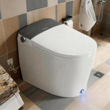 Smart Toilet with Built-In Bidet, Foam System, Temperature-Controlled Wide Heated Seat, Instant Warm Water, Full-Seat Sensor, Auto Open and Close, Foot Sensor, Auto Deodorizer, Remote Control