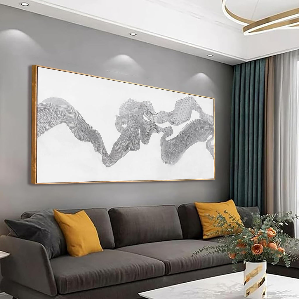 Abstract Canvas Wall Art Abstract Mist Texture Art With White Background Artwork Canvas Prints Canvas Picture