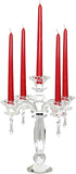 5-Arm Crystal Candelabra