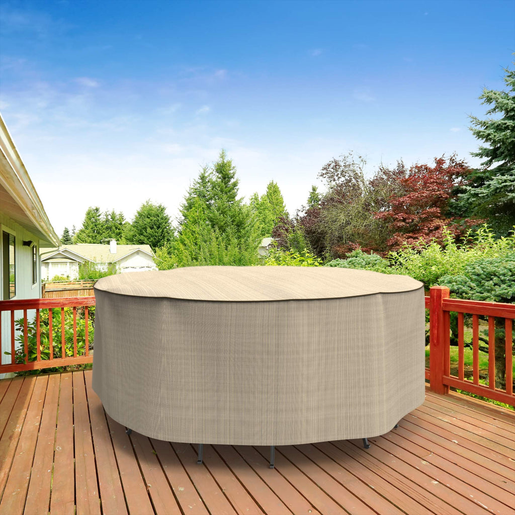 StormBlock Mojave Round Patio Table & Chairs Sets Cover