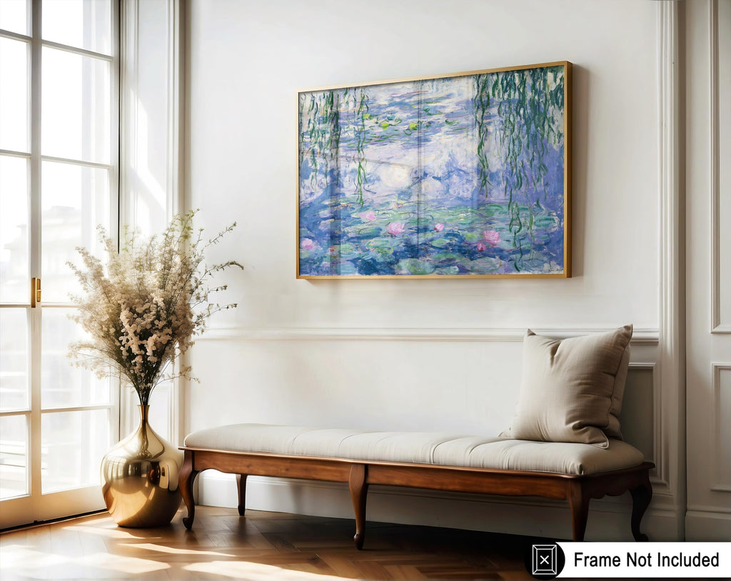 Master Classic Claude Monet Poster - Vintage Impressionism Print - Gift for Artist, Painter - Water Lilies, Landscape