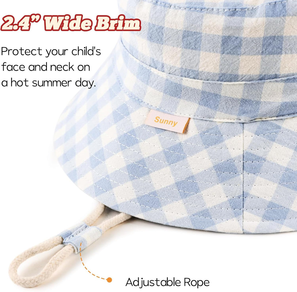 Baby Toddler Girls Bucket Hat Sun Hats for Boys Classic Infant Summer UV Protection Hats Kids Beach Cap