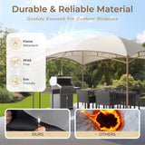 10x13 Outdoor Gazebo, Sturdy Metal Frame Pergola for Patio,  - Image 2