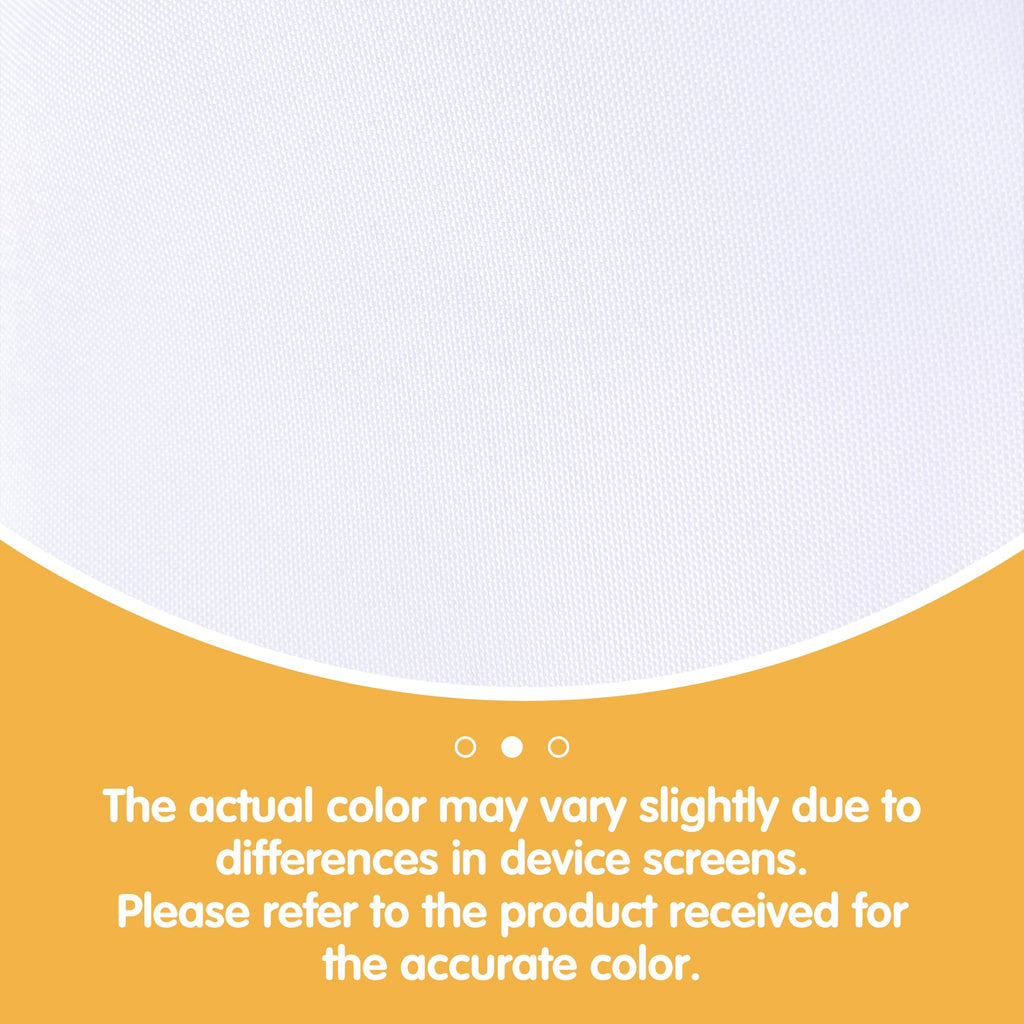 6 Pack White Round Tablecloths 120 Inch for 60" Tables