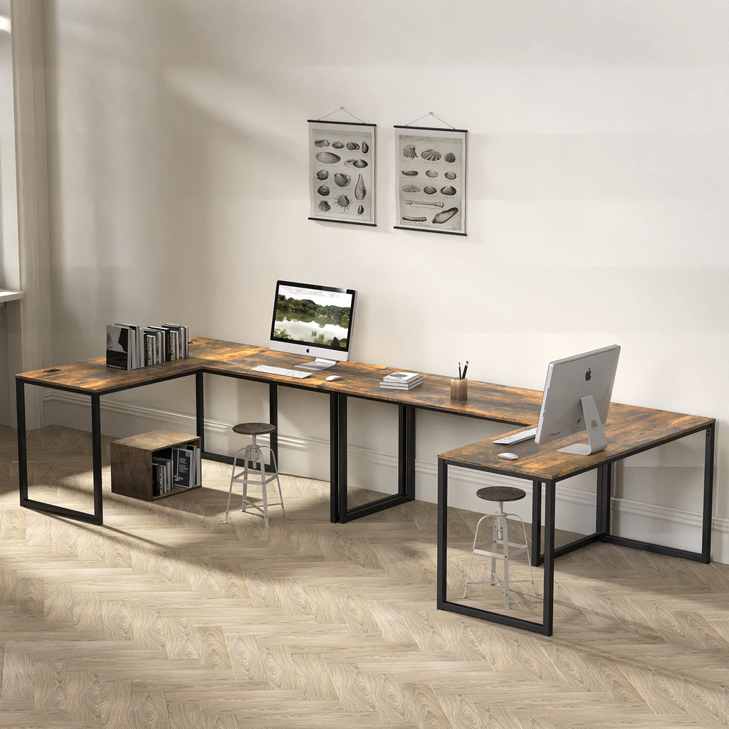 Mission 48-Inch Home Office Computer Desk, Rustic Brown