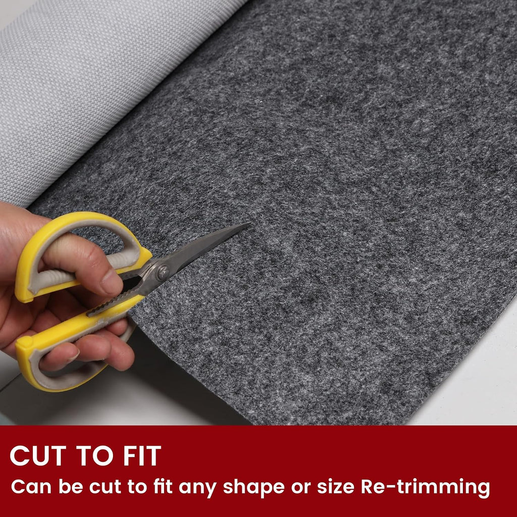 Waterproof Rug Pad, 2x8 ft Area Rug Non-Slip Carpet Pad, Non-Slip Rug Pads for All Floors and Finishes, Felt Pad