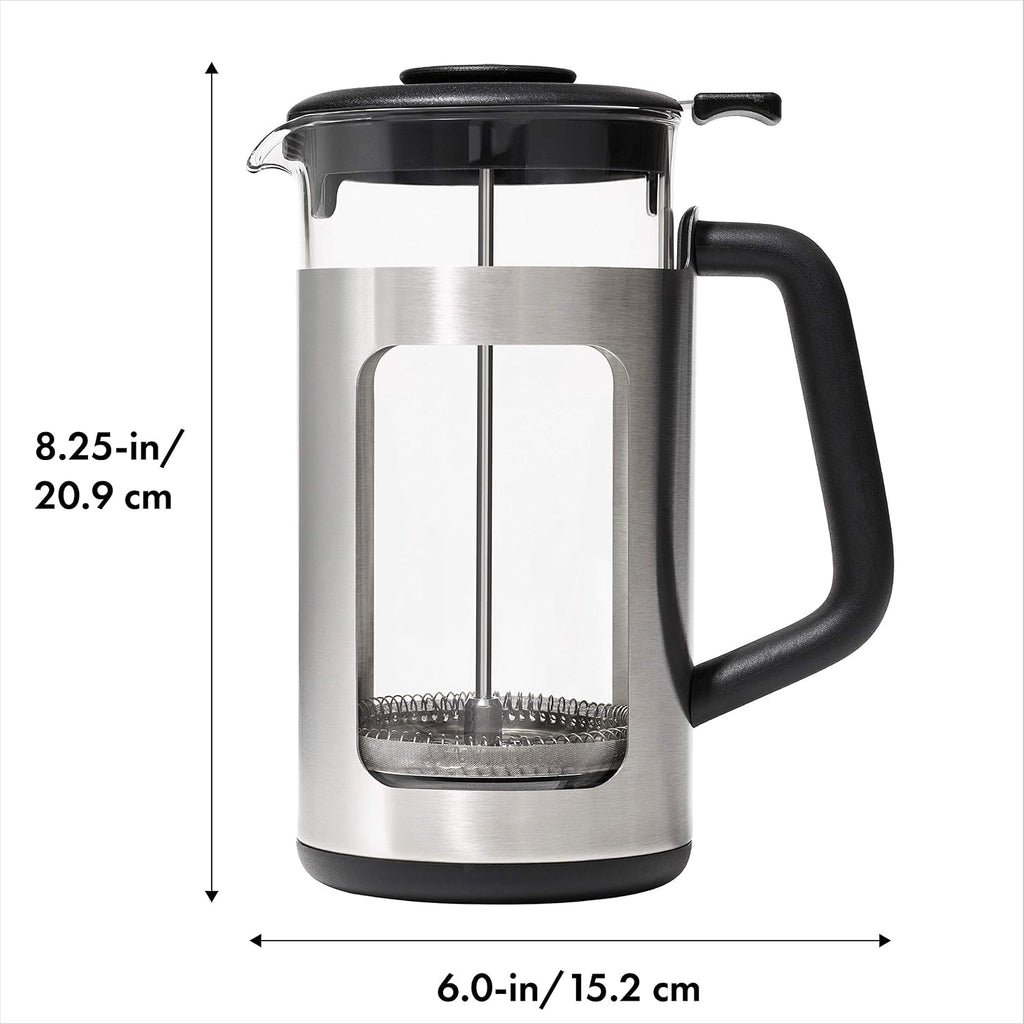 Brew Stainless Steel French Press Coffee Maker - 32oz
