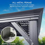Alexander 12' x 16' Hardtop Gazebo, Aluminum Frame with Galv - Image 3