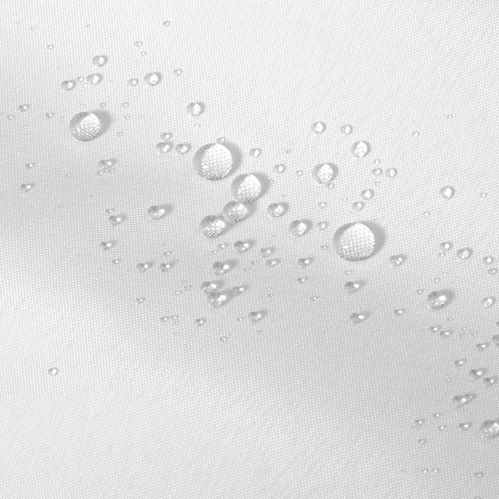 72x96 Extra Long Waterproof Fabric Shower Curtain Liner White