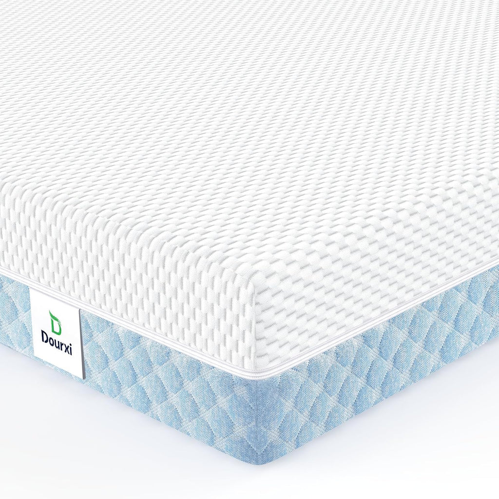 Mini Crib Mattress, 38x24x4 Inch Dual-Sided Gel Memory Foam Mattress | Breathable Premium Comfort for Baby, Removable